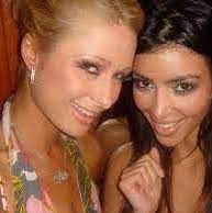 Selfie of Paris Hilton and Kim Kardashian